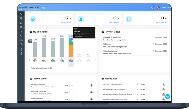 Software di gestione per avvocati - Flowyer